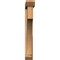 Ekena Millwork Westlake Slat Smooth Bracket w/ Offset Brace, Western Red Cedar, 5 1/2"W x 36"D x 40"H BKT0604X36X40WTL06SWR - alternate 4